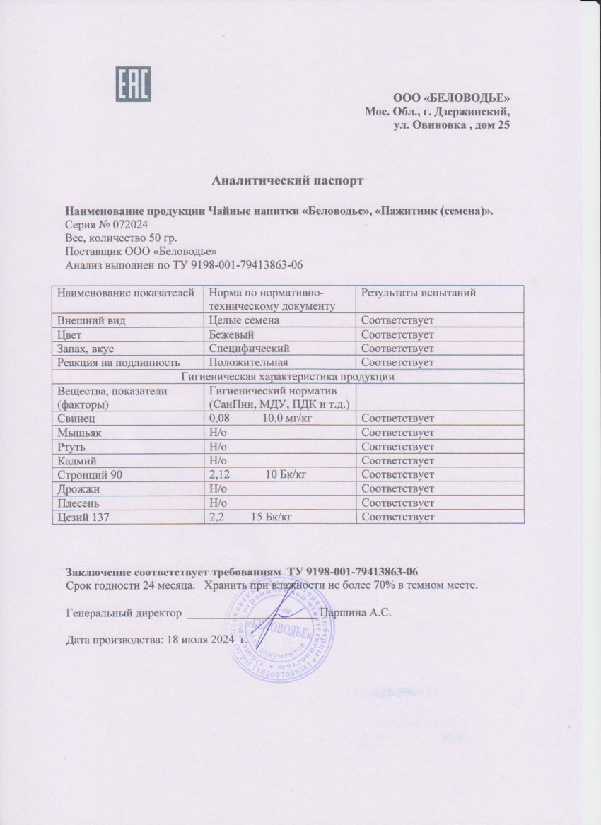 Паспорт №072024
